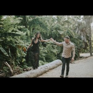 Black sequin maxi dress